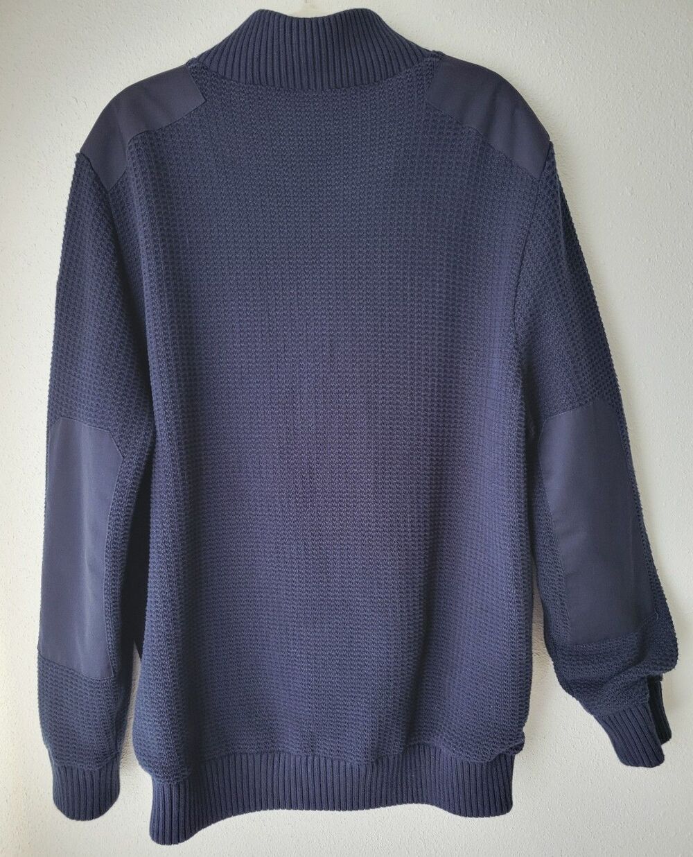 Holebrook Sweden Windproof Knit Jacket Men’s XXL Navy Full Zip Rare Archival - Picture 2 of 16